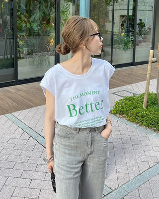 Better Lettering Sleeveless T-Shirt