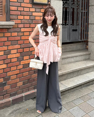 Shirred Smock Bustier Camisole