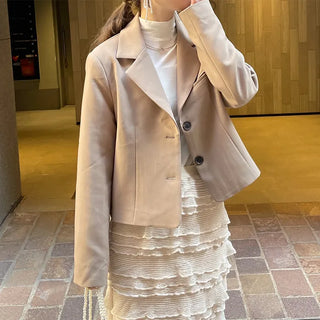 Short single jacket