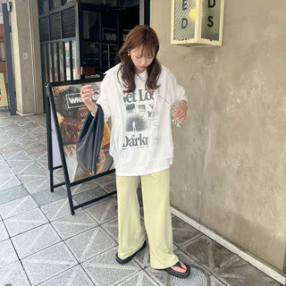 Back button sheer shirt