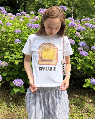Buttered Toast Half-Sleeve T-Shirt