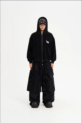 [MASONPRINCE] Heavyweight Terry Zip-Up Hoodie