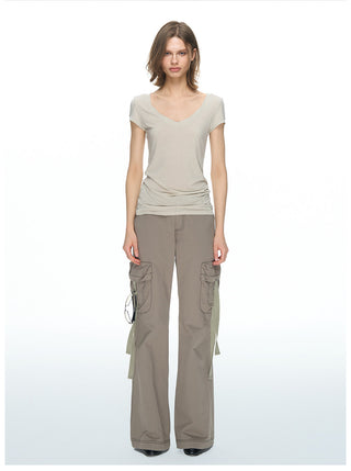 [NECY] Utility Cargo Strap Pants