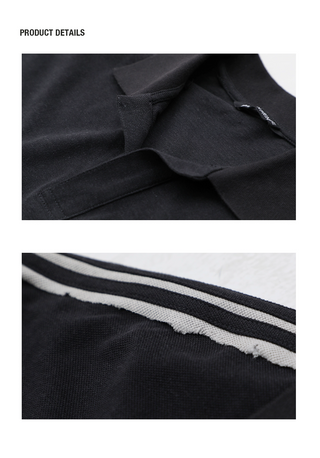 [MASONPRINCE] Stripe Polo Shirt