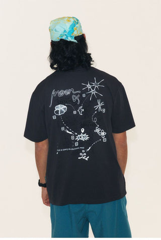 [Monterest] Quick-Dry Reflective Print T-Shirt
