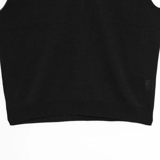 Oversized V-neck vest