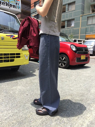 Summer straight wide pants
