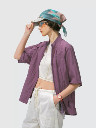 [Monterest] Stand Collar Breathable Zip-Up Jacket