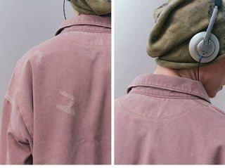 [Monterest] Washed Distressed Work Jacket