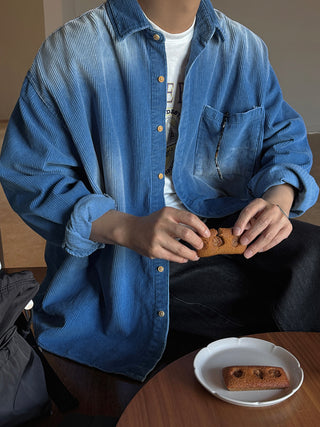 Lisbon Corduroy Washed Outshirt