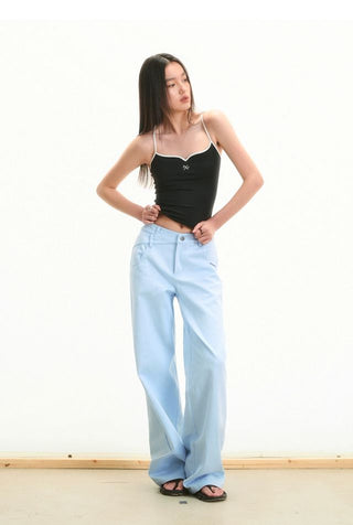 [NOTAWEAR] Cotton Straight Trousers