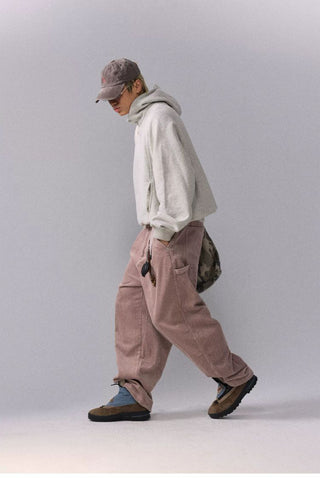 [Monterest] Washed Wide Wale Corduroy Work Pants