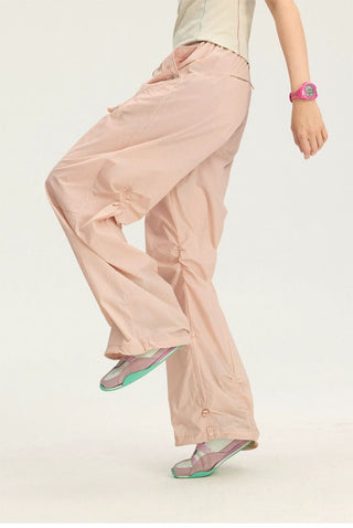 [Monterest] UPF50+ Water-Resistant Ruched Parachute Pants