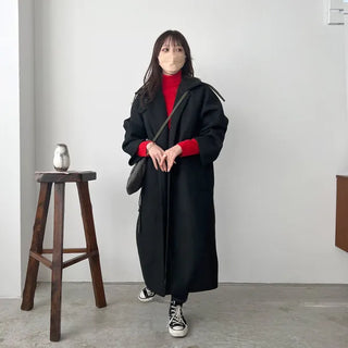 Wool long coat