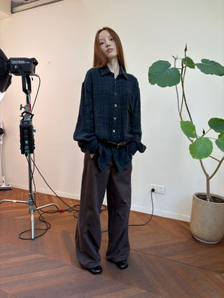 [NeverSeez] Washed Workwear Pants