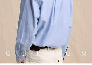 [CULTUM] Washed Cotton Work Shirt with Pockets