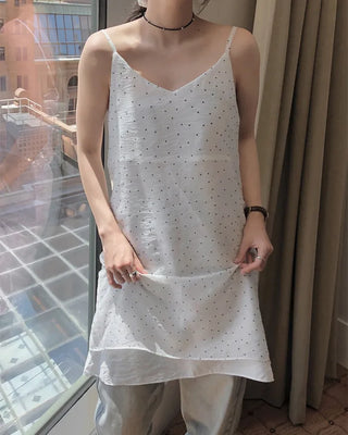 Satin Layered Camisole Dress
