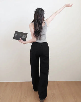 Mood Elastic Waist Chino Pants