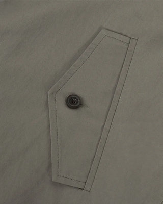 (2 colors) Pleated single trench coat