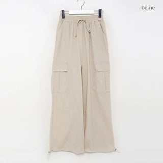 Casual nylon cargo pants