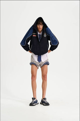 [MASONPRINCE] Sport Club Badge Training Jacket