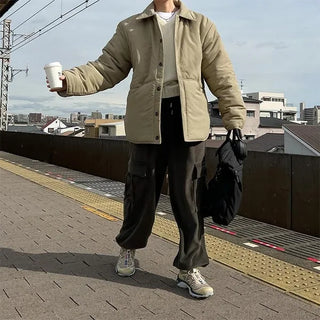 Cargo fleece pants