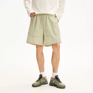 [Monterest] Water Repellent Contrast Stitch Shorts