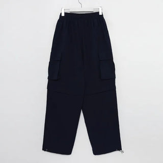 2-Way Drawstring Half & Long Cargo Pants