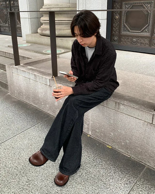 Wide derby shoes