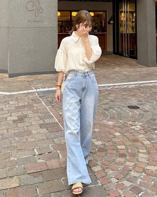 Polka Dot Balloon Blouse
