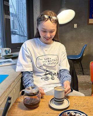 Dog lettering T-shirt
