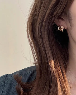 Twisted earrings