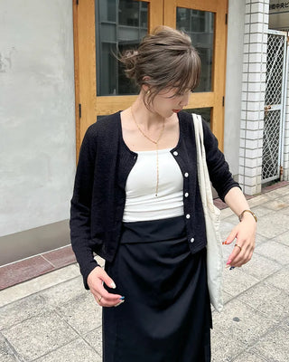 Side-shirred cap camisole