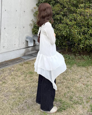 Asymmetrical Frill Bustier Dress
