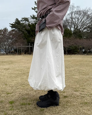 Balloon Fit Long Skirt