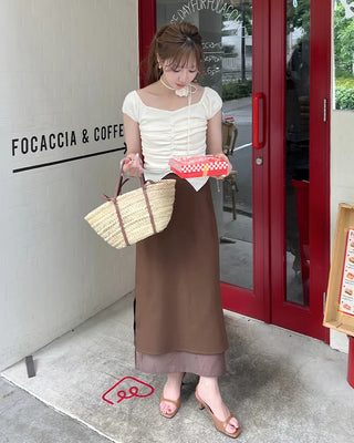 Simple long skirt