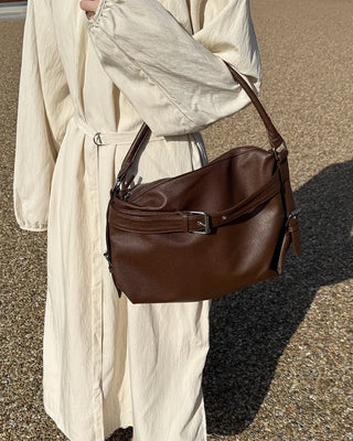 Belt Point Square Shoulder Bag