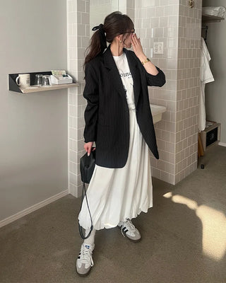 Balloon Fit Long Skirt