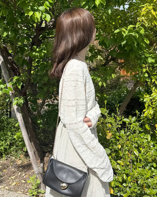 Loose-fitting sheer knit