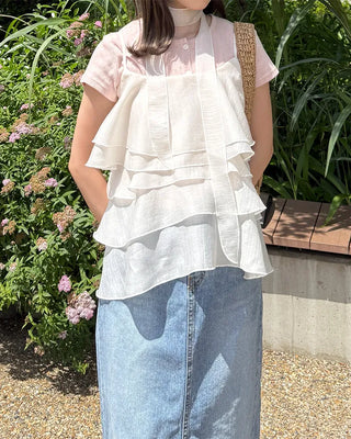 Muffler set Kankan sleeveless