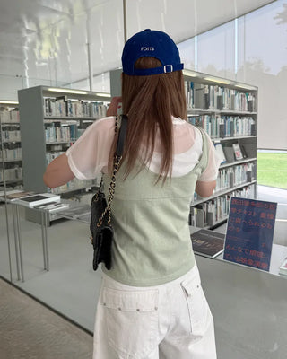 Mash Short-Sleeve Sleeveless Layered Set