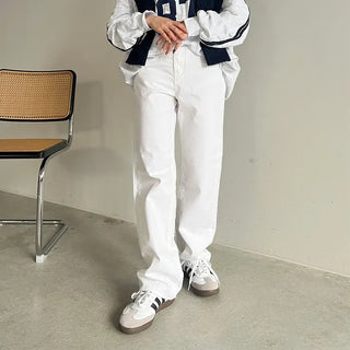 Washed cotton pants