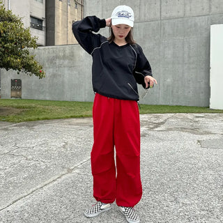 (Unisex) Pintuck String Pants