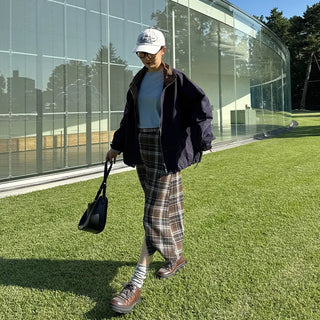Color Point Cotton Jacket