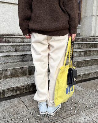 Simple elastic waist jogger pants