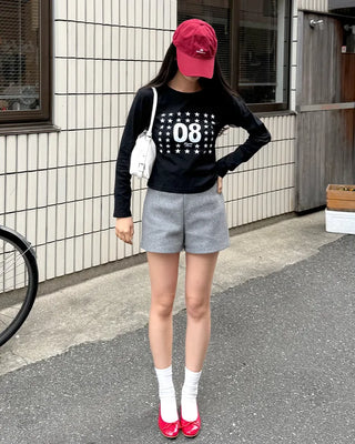 08 Point Slim Long-Sleeve T-Shirt