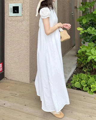 Back Twist Ribbon Long Dress
