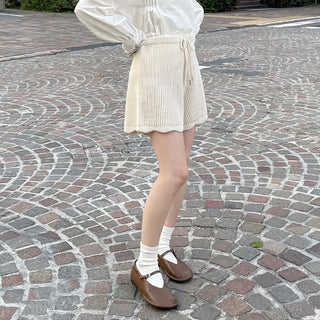 Wave Short Knit Pants
