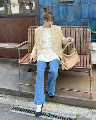 Oversized blazer jacket