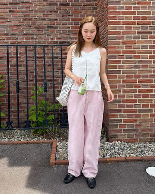 Double Stripe Summer Easy Pants
